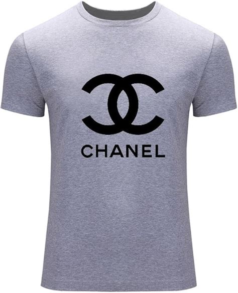 t shirt chanel uomo scritta|Tee.